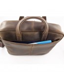 Фотография Мужская коричневая винтажная сумка для ноутбука и документов VATTO MK85 KR450