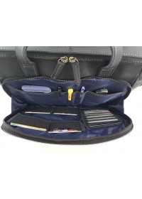Мужская черная винтажная сумка для ноутбука и документов VATTO MK85 KR670