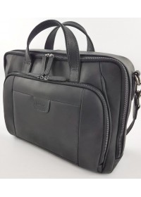 Мужская черная винтажная сумка для ноутбука и документов VATTO MK85 KR670