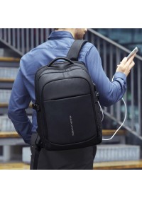 Черный вместительный мужской рюкзак Mark Ryden Jasper MR9191 Three Pocket