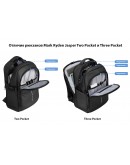Фотография Черный вместительный мужской рюкзак Mark Ryden Jasper MR9191 Three Pocket