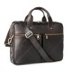 Кожаная мужская коричневая деловая сумка Newery N012GC