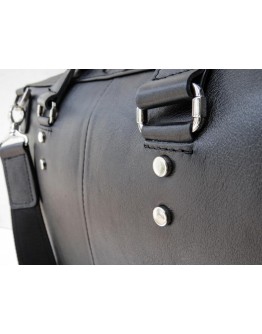Удобная черная мужская деловая сумка Newery N1025GA
