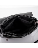 Фотография Большая черная кожаная сумка на плечо формата А4 Newery N1062GA