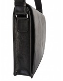Фотография Черная мужская большая сумка на плечо Newery N1921GA