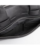 Фотография Черная кожаная мужская сумка для ноута и документов NEWERY N1930GA
