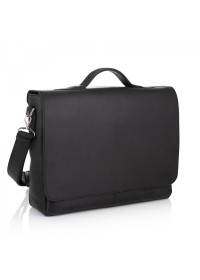 Большая винтажная черная сумка на плечо Newery N1960KA