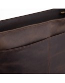 Фотография Большая винтажная коричневая сумка на плечо Newery N1960KC