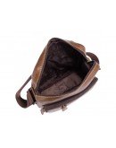 Фотография Коричневая кожаная сумка на плечо Tiding Bag N2-0013B