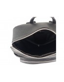 Фотография Кожаный мужской черный рюкзак Tiding Bag N2-191116-3A