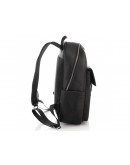Фотография Черный мужской кожаный рюкзак Tiding Bag N2-191117A