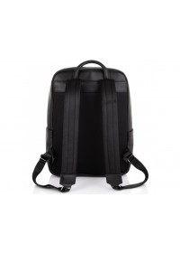 Рюкзак кожаный мужской черный Tiding Bag N2-191229-3A