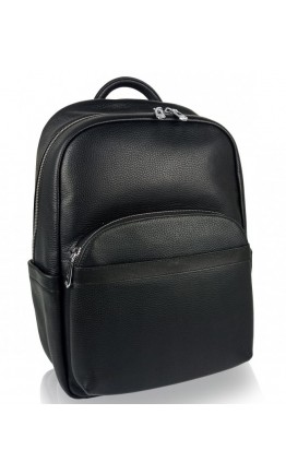Черный кожаный мужской рюкзак Tiding Bag N2-201218-3A