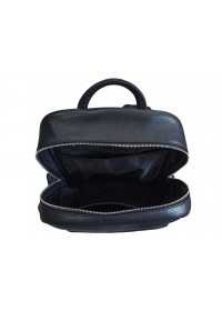 Черный кожаный мужской рюкзак Tiding Bag N2-201218-3A