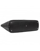 Фотография Женская кожаная черная сумка для ноутбука Newery N2022GA