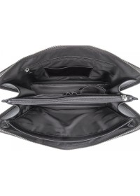 Женская кожаная черная сумка для ноутбука Newery N2022GA