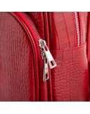 Фотография Женский рюкзак из натуральной кожи красного цвета Newery N3061CRR
