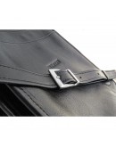 Фотография Черная мужская сумка на плечо с клапаном Newery N4227GA