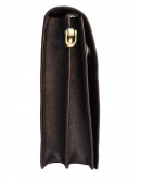 Фотография Темно-коричневая кожаная мужская сумка Newery N4227GC
