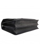 Фотография Кожаный черный вместительный мужской портфель Newery N4572NG