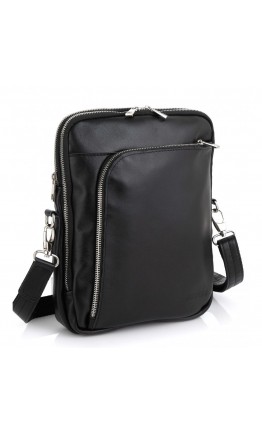 Черная мужская сумка на плечо Newery N7788GA
