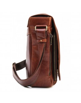 Большая мужская рыжая сумка на плечо Newery N8128GCR Большая мужская рыжая сумка на плечо Newery N8128GCR