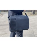 Фотография Большая винтажная черная сумка на плечо Newery N8128KA