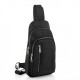 Черный винтажный кожаный мужской слинг Newery N9012KGA