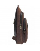 Фотография Коричневый кожаный мужской винтажный слинг Newery N9012KGC