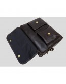 Фотография Кожаный коричневый мужской портфель Newery N9523NC