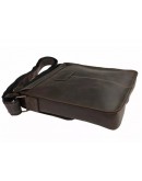 Фотография Добротная кожаная коричневая сумка на плечо 710638-SKE