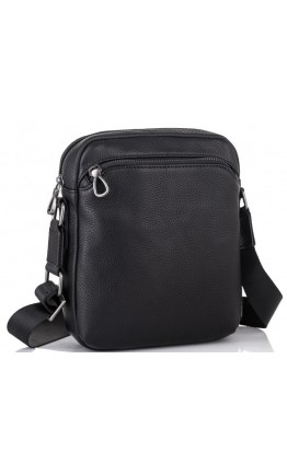 Черная мужская кожаная сумка Tiding Bag SM8-9686-4А