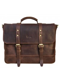 Кожаный коричневый портфель Tarwa RC-0001-4lx