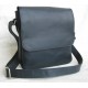 Черная кожаная вместительная мужская сумка на плечо 79889-SGE