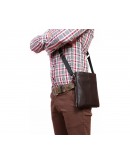 Фотография Повседневная практичная мужская сумка на плечо 7104k