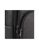 Фотография Черный кожаный вместительный рюкзак NM11-166A