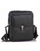 Фотография Черная мужская сумка на плечо Tiding Bag NM11-2030A