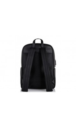 Мужской кожаный черный рюкзак NM11-7534A
