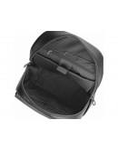 Фотография Черный кожаный мужской рюкзак Tiding Bag NM11-8838A