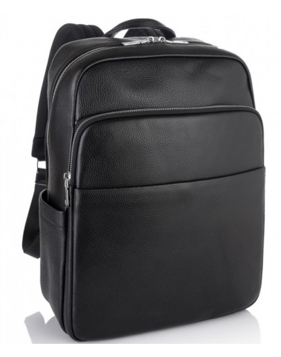 Фотография Кожаный черный мужской рюкзак NM18-001A