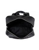 Фотография Черный рюкзак из натуральной кожи Tiding Bag NM18-003A