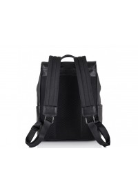Мужской рюкзак кожаный черный Tiding Bag NM18-004A