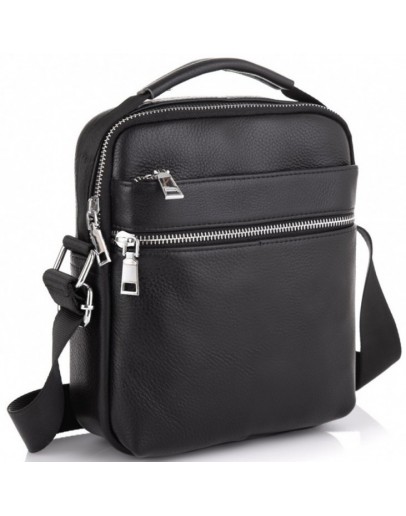 Фотография Черная мужская сумка в руку и на плечо Tiding Bag NM23-6013A