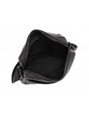 Фотография Черная мужская кожаная сумка на плечо Tiding Bag NM23-8017A
