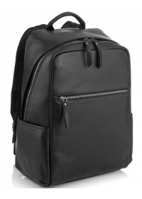 Черный кожаный рюкзак Tiding Bag NM29-2679BA