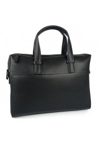 Черная деловая кожаная сумка Tiding Bag NM29-88253-3A
