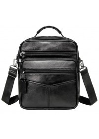 Мужская черная сумка - барсетка NM44-108A