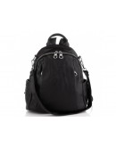 Фотография Кожаный женский рюкзак черный Olivia Leather NWBP27-002A