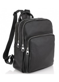 Женский черный кожаный рюкзак Olivia Leather NWBP27-004A