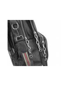 Черный женский кожаный рюкзачек Olivia Leather NWBP27-5530-1A